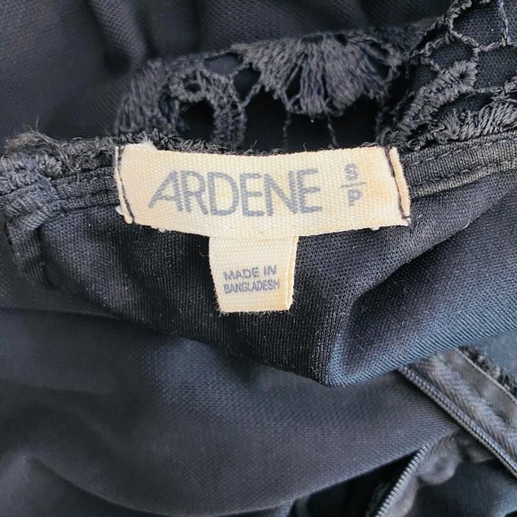 Black Embroidered Tulle Lace Dress - Picture 10 of 10